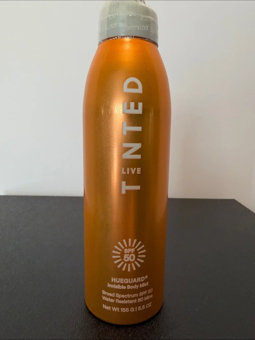 Live tinted Hueguard Invisible Body Mist SPF 50